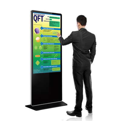 Màn hình quảng cáo LCD màn hình cảm ứng dọc, màn hình Signage kỹ thuật số trong nhà 75 inch