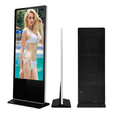 Bảng hiệu kỹ thuật số LCD trong nhà 55 inch, Màn hình hiển thị cảm ứng quảng cáo dọc