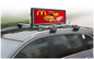 Quảng cáo hai mặt Taxi Màn hình Led hàng đầu Mái che cho ô tô 4g Wifi 5mm P5