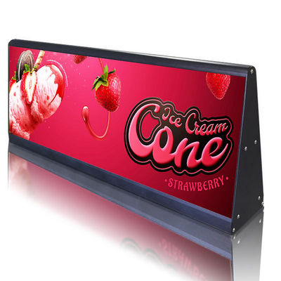 Màn hình LED mái taxi kỹ thuật số SMD1921 Màn hình quảng cáo đủ màu