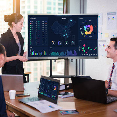 Bảng trắng tương tác màn hình LCD 4k 65 inch, Bảng kỹ thuật số lớp học điện tử