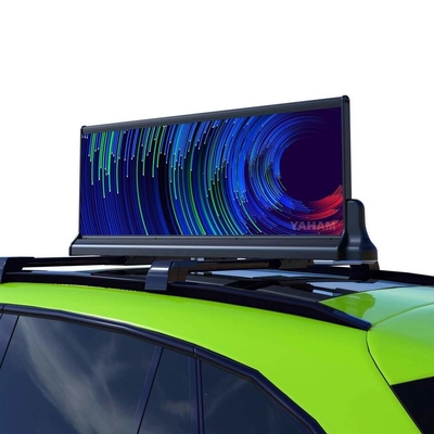 P2.5 P2.96 Ultra Thintaxi top led sign Màn hình quảng cáo xe hơi 5000nit
